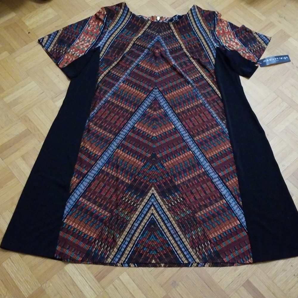 Madison Leigh short sleeve,  shift dress